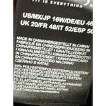 NYDJ Women’s Faux Leather  Black Pants Size 16W Photo 4