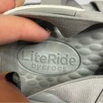 Crocs Literide by  gray slingback sandals casual summer womens size 10 Photo 9