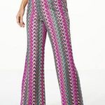 G by Giuliana Crochet Coral Pink Solid Wide Leg Pull On Pants XXS Photo 0