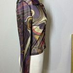 Stradivarius  PRINTED MESH SHIRT Photo 1