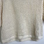 & Other Stories Stockholm Atelier & Other Stories Knit Top Womens XS Cream Pullover Short Sleeve Photo 8