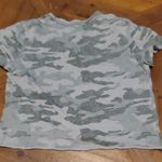 Universal Threads Universal Thread Green Camo Crop Top Photo 2
