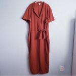 Ava & Viv  Rust Short Sleeve Jumpsuit Photo 2