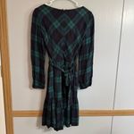 J.Crew Long Sleeve Black Watch Plaid Dress Size 4 Photo 10