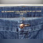 Chico's Chico’s So Slimming Size 3R (16) Blue Denim Girlfriend Slim Leg Crop Jeans Photo 2