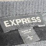 EXPRESS  Charcoal Gray 3/4 Sleeve Lightweight Sweater Tunic Size Large Photo 8