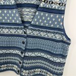 American Vintage Vintage Y2K Blue Sweater Vest Cardigan Size Medium Boho Fairycore Grannycore Photo 4