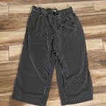 Pop sugar black striped dress ankle pants Photo 1