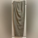 Preston & York  linen blend lined slacks. Light gray. Button & zip side closure Photo 2