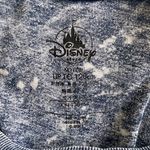 Disney Mickey Mouse Blue Distressed Acid Wash Cropped T-Shirt Photo 6
