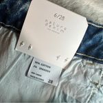 Nature Denim  Size 6/ 28 Medium Stone Wash Denim High Rise Mom Jeans Casual Photo 9