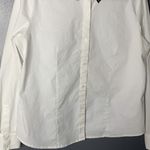 Karl Lagerfeld  Paris White button down top Size‎ L Photo 3