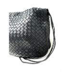 Bottega Veneta  Intrecciato Messenger Vintage Black Leather Crossbody Bag Photo 3