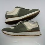 UGG  Retrainer Leather Sneaker Green & Cream Women’s Size 8 EUC Style 1136855 Photo 5