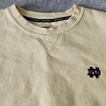 Gear for Sports Notre Dame Vintage Sweatshirt Womens Butter Yellow Crewneck Size L Pullover Photo 0