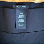 Tahari  Black Leggings with Scalloped Detail size XL Photo 3