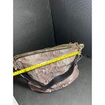 Furla ‎ Womens Snakeskin Leather Shoulder Bag Purse Made In Italy Hobo Style Photo 11