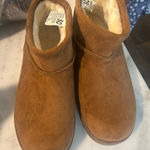 UGG Chestnut Suede Boots with Cream Lining Photo 0