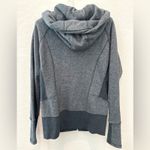 REFLEX | Gray Full Zip Hoodie Jacket Athletic Fit Sweatshirt | Medium Photo 4