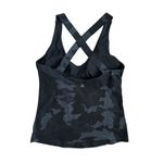 prAna NWT Layna Cross Back Built-in Bra Tank Top | Black Camo | Small Photo 4