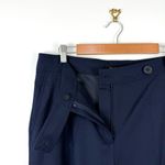 Massimo Dutti  Wool Flannel Pants Navy Blue Sz 10 Photo 7