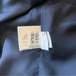 Liancarlo Couture 100% Silk Beaded Jacket and Skirt Set Deep Navy Blue, Size 10 Blue Photo 6