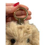 Bunny Lulu Keychain With Tin Brand New Beige Bunny Keychain Rabbit Fur Tan Photo 5