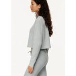 Aritzia  Sunday Best Baby Relaxed waffle-knit longsleeve In Heather Gray Photo 1