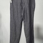 Theory NEW  Linen Dalisha Red Bay Speckled Blue Pant Deadstock Sz 6 Timeless Twee Photo 2