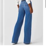 Spanx Seamed Front Wide Leg Jeans in Vintage Indigo Photo 4