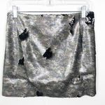 Free People  Skinny Sequin Camo Mini Skirt Size 0 Photo 3