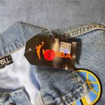 NEW FISLL Angel Reese 5 Chicago Sky Denim Jacket Medium Blue Womens Basketball Photo 14