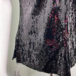 Free People  Black Sequin Eras Tour Cami Tank Top Photo 5
