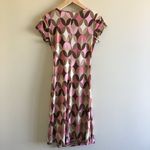 Dressbarn Midi Dress wrap Short‎ Sleeve Pink Size 4 Photo 6