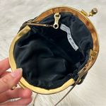 La Regale Vintage Black Satin Evening Purse Bag Photo 6