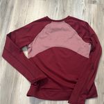 Under Armour Maroon and Pink Long Sleeve Top cold gear Photo 1