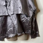 Oakley Luxe Anorak 1/4 zip pullover crop Hooded Jacket StoneGray sz L Photo 3