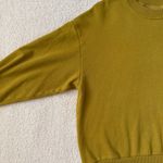 American Eagle Amazingly Soft Mustard Yellow Crewneck Sweatshirt Size Small Photo 2