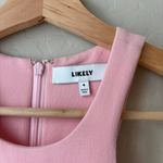 Likely  Dress Leila Blush Pink Drop Waist Sleeveless Halter Mini Dress Size 4 Photo 2