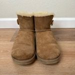 UGG  Bailey Button Chestnut Brown Ankle Boots Photo 4