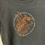 Vans Black Dragon Graphic Cropped T Shirt Size XS Photo 4