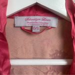 SCHWEITZER LINEN Burnout Silk Robe Orange Pink Lingerie Nighty Honeymoon Size 0 Photo 3