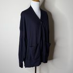 COS  Black Back Drape Cardigan Photo 5