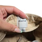 Anthropologie  Maeve Delaney Crop Seamed High-Rise Wide-Leg Jeans Size: 32 Photo 4