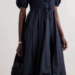 Ulla Johnson Palma Tiered Gathered Cotton-Poplin Midi Dress Black, Size 10,NWOT Photo 3