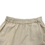 Madewell Linen Blend Pull-On Shorts Pockets Lightweight Natural Cream size Large Photo 5