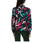 Hutch NWT Anthropologie Kodie Buttondown Blouse Pink Blue Black Top Size XS Photo 1