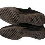 Aerosoles  Women's Sz 11 Suede Mid Calf Boots Black Wedge Faux Fur Lined Zip Back Photo 8