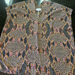 Adrienne Women's‎ Top Blouse Sz Sm Tunic Business Casual Dressy Sleeveless Shirt Photo 0