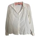Lafayette 148  New York white blouse size 4 Photo 0